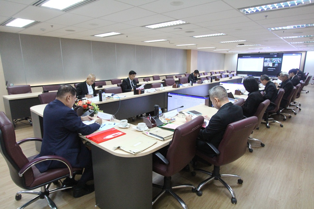 การประชุมคณะกรรมการกลั่นกรองระเบียบ และข้อบังคับของมหาวิทยาลัยการกีฬาแห่งชาติ ครั้งที่ 2/2569 ผ่านระบบการประชุมทางไกล (Video Conference)